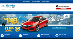 Desktop Screenshot of hondaofchantilly.com